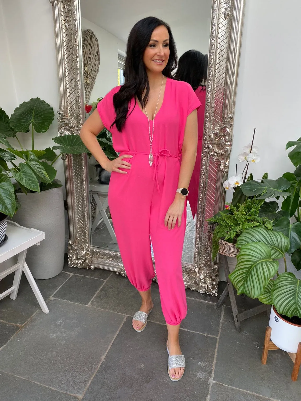 Tie Waist Jumpsuit Coleen