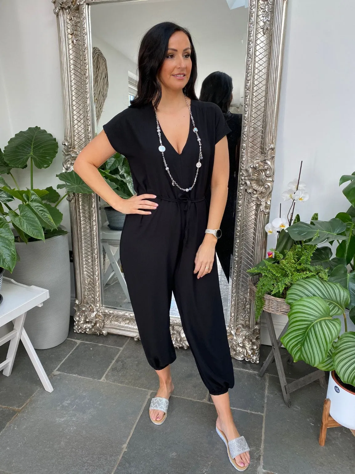 Tie Waist Jumpsuit Coleen