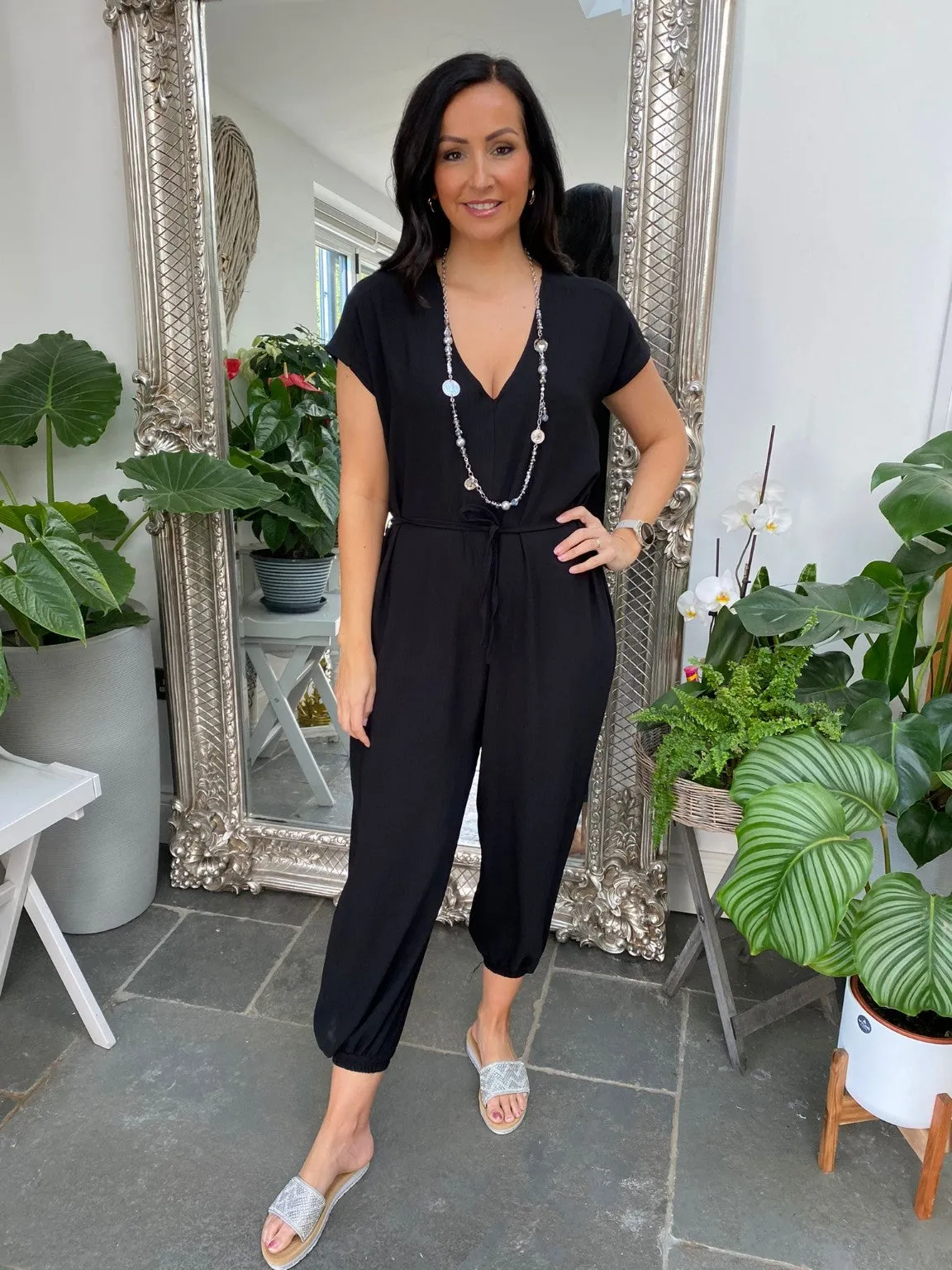 Tie Waist Jumpsuit Coleen