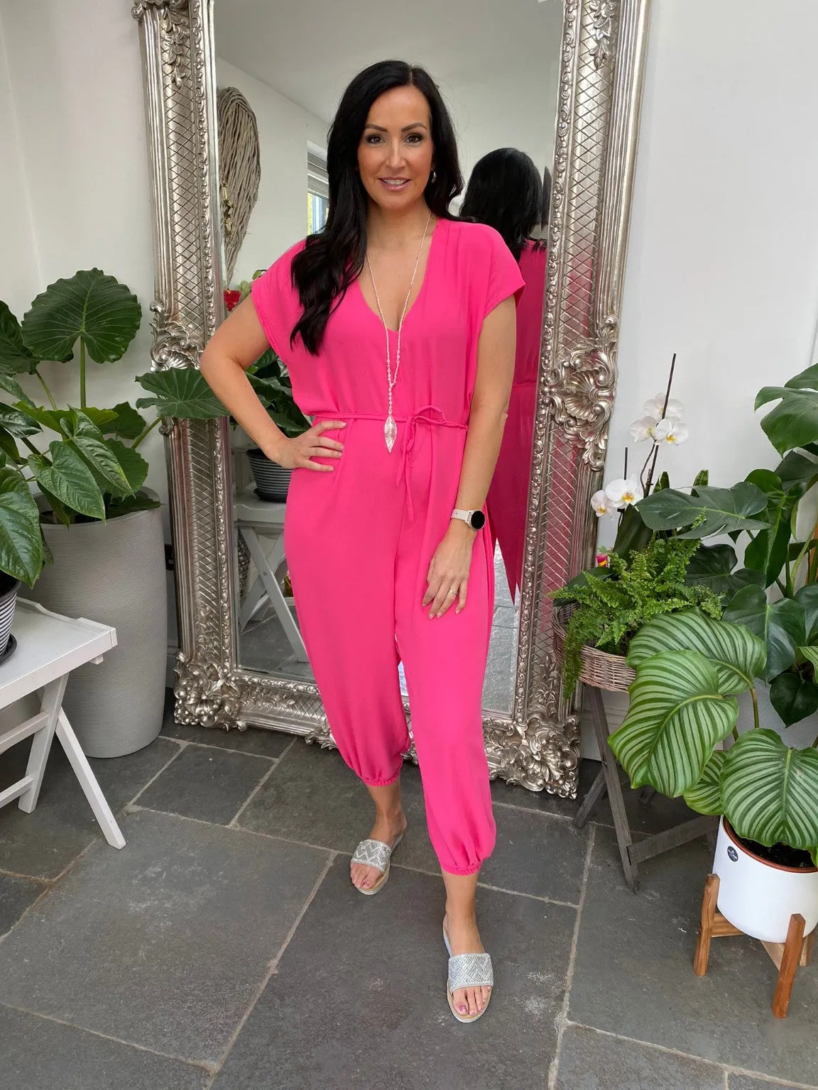 Tie Waist Jumpsuit Coleen