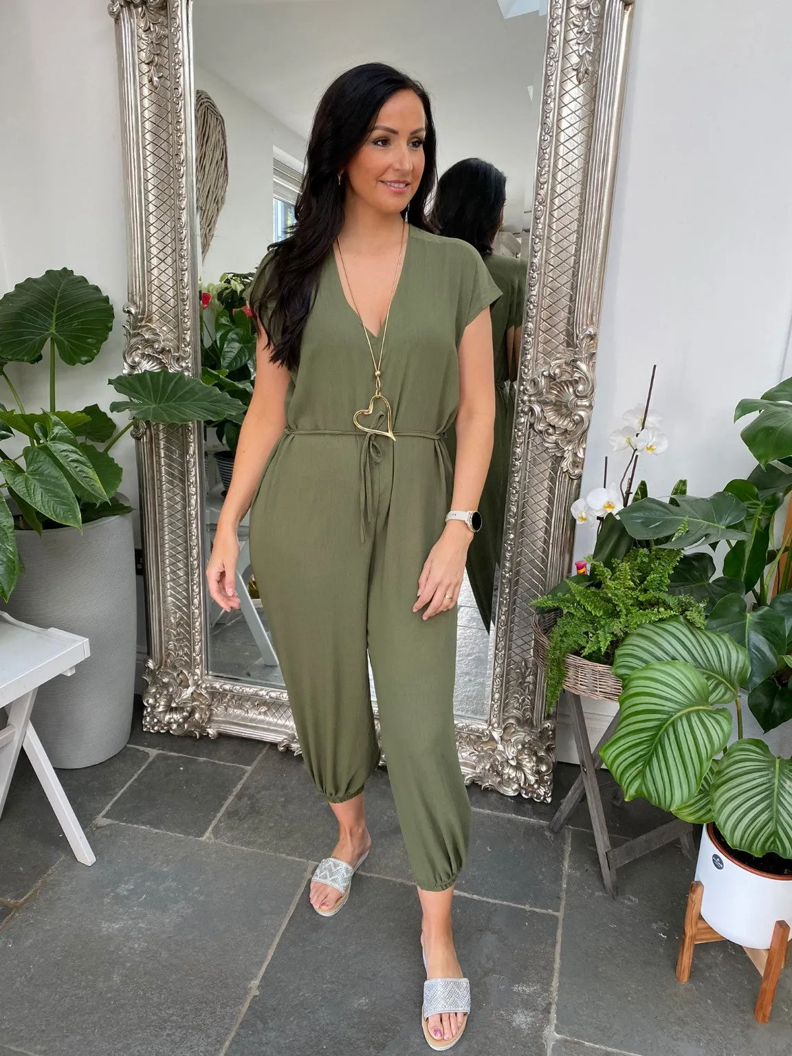 Tie Waist Jumpsuit Coleen