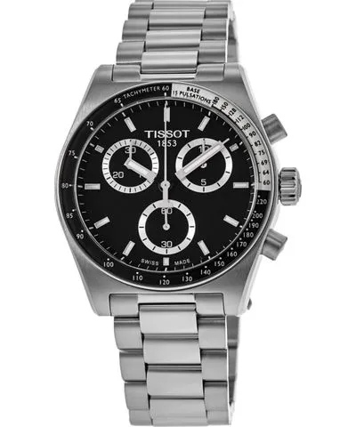 Tissot PR516 Chronograph Quartz Black Dial Steel Men's Watch T149.417.11.051.00