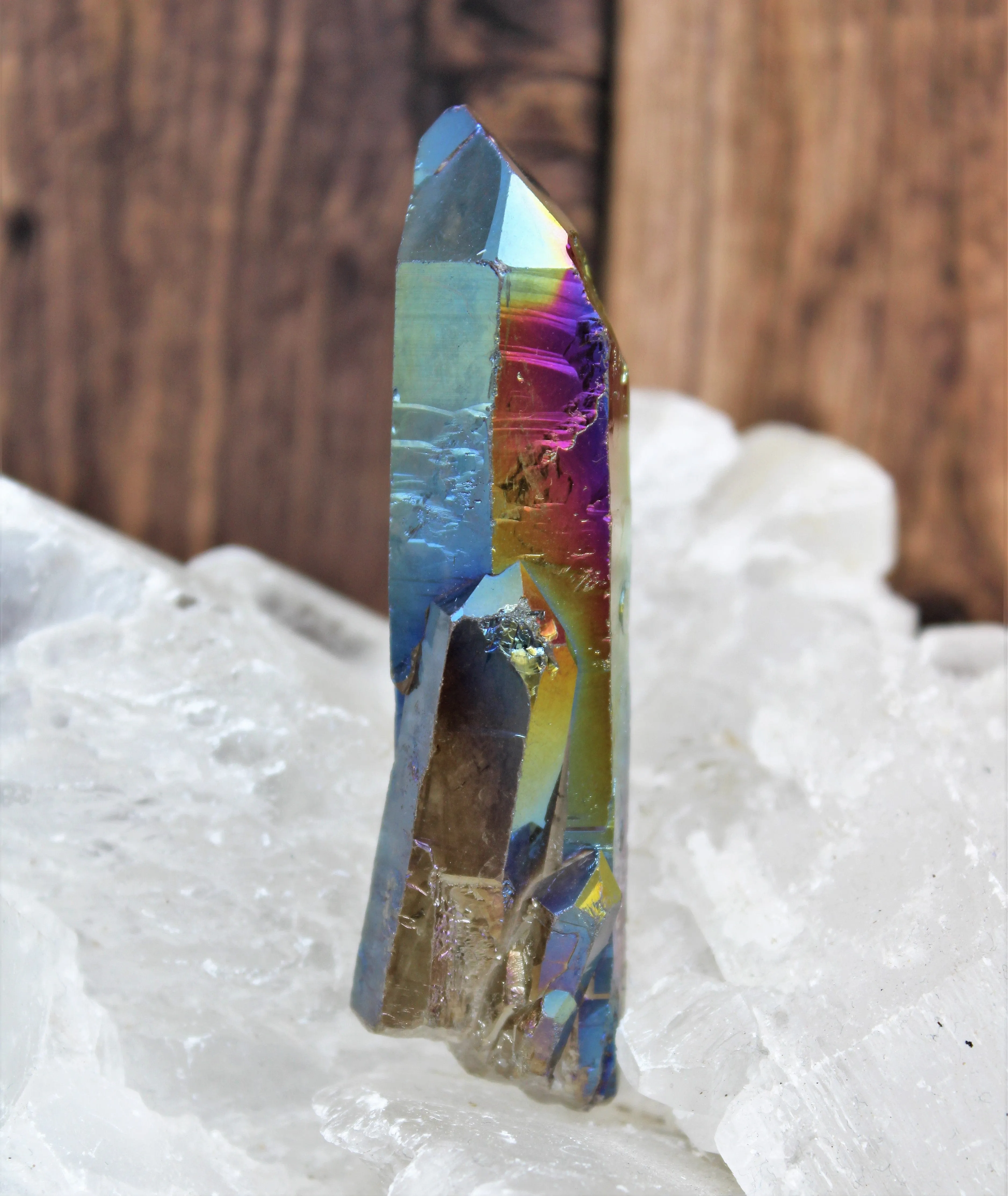 Titanium Aura Quartz Specimen