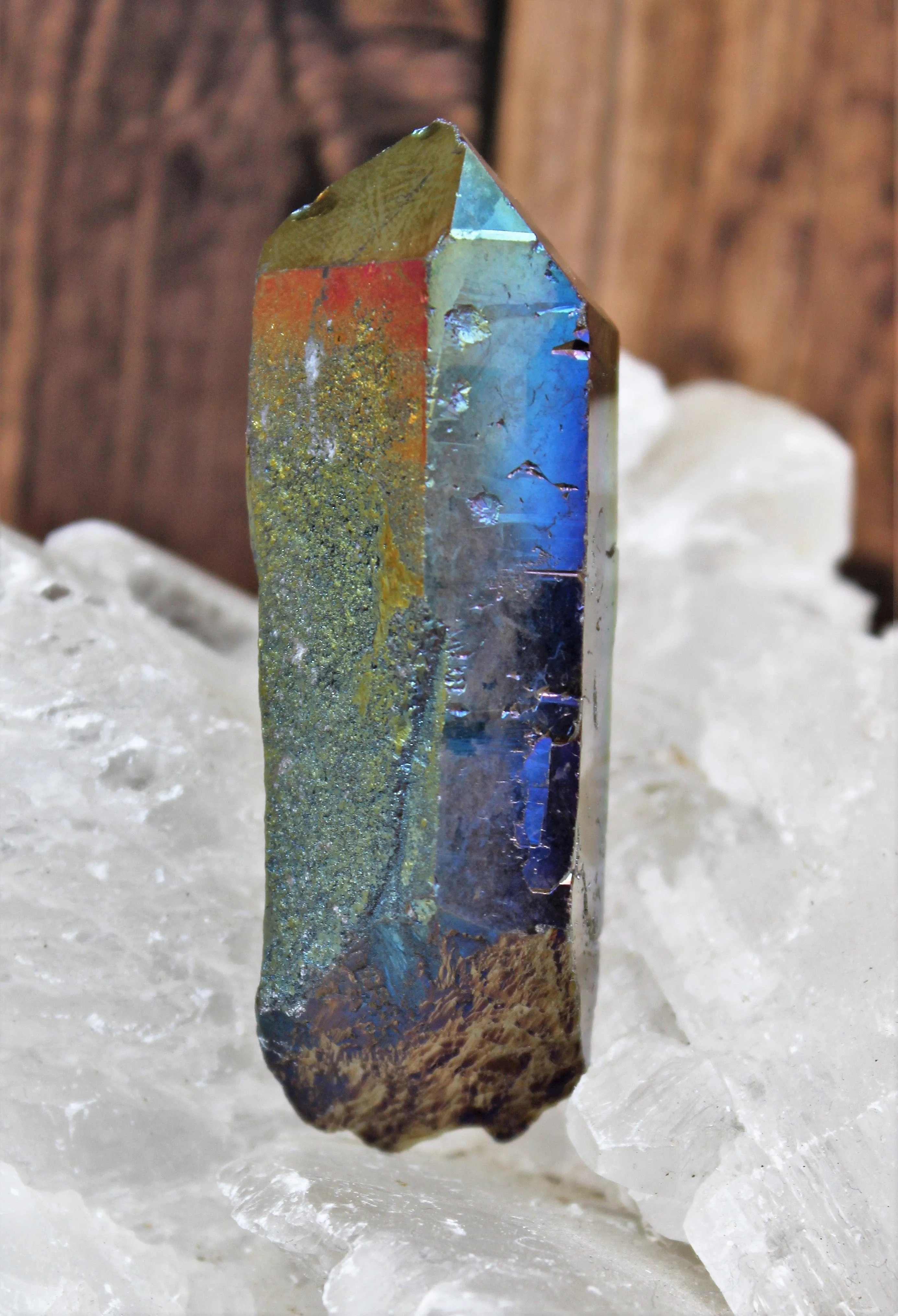 Titanium Aura Quartz Specimen