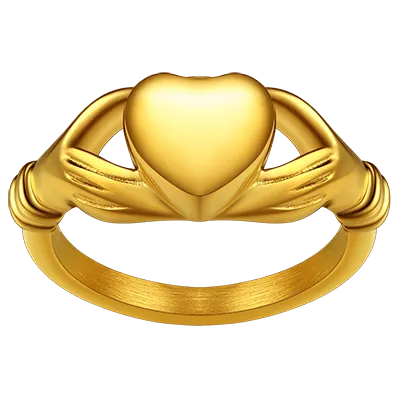 U7 Jewelry Urn Rings For Ashes Irish Claddagh Cremation Rings For Women