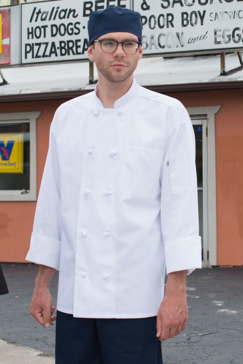 Uncommon Threads 0403 Classic Knot Chef Coat