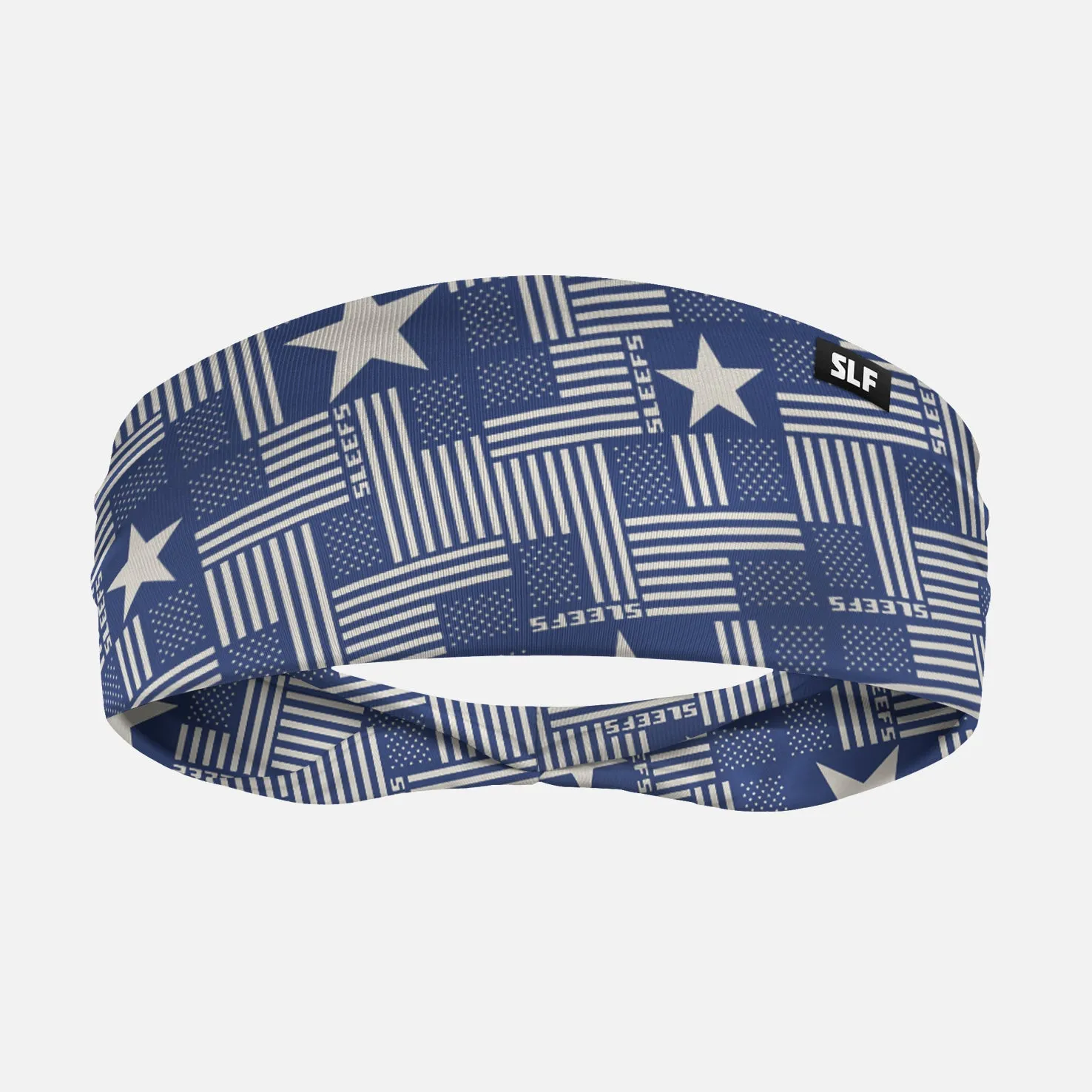 USA Flags Pattern Star Muted Color Headband