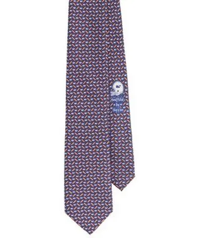 Vineyard Vines Men's Football Whale Printed Tie