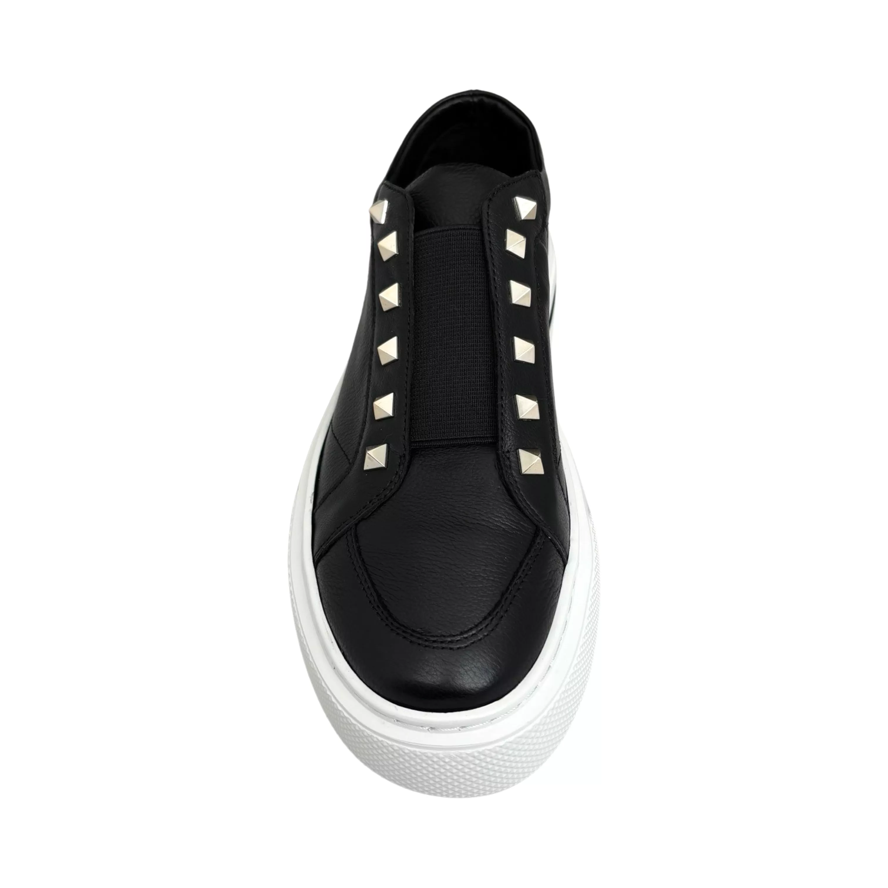 Vino Black/Metallic Stud Sneaker