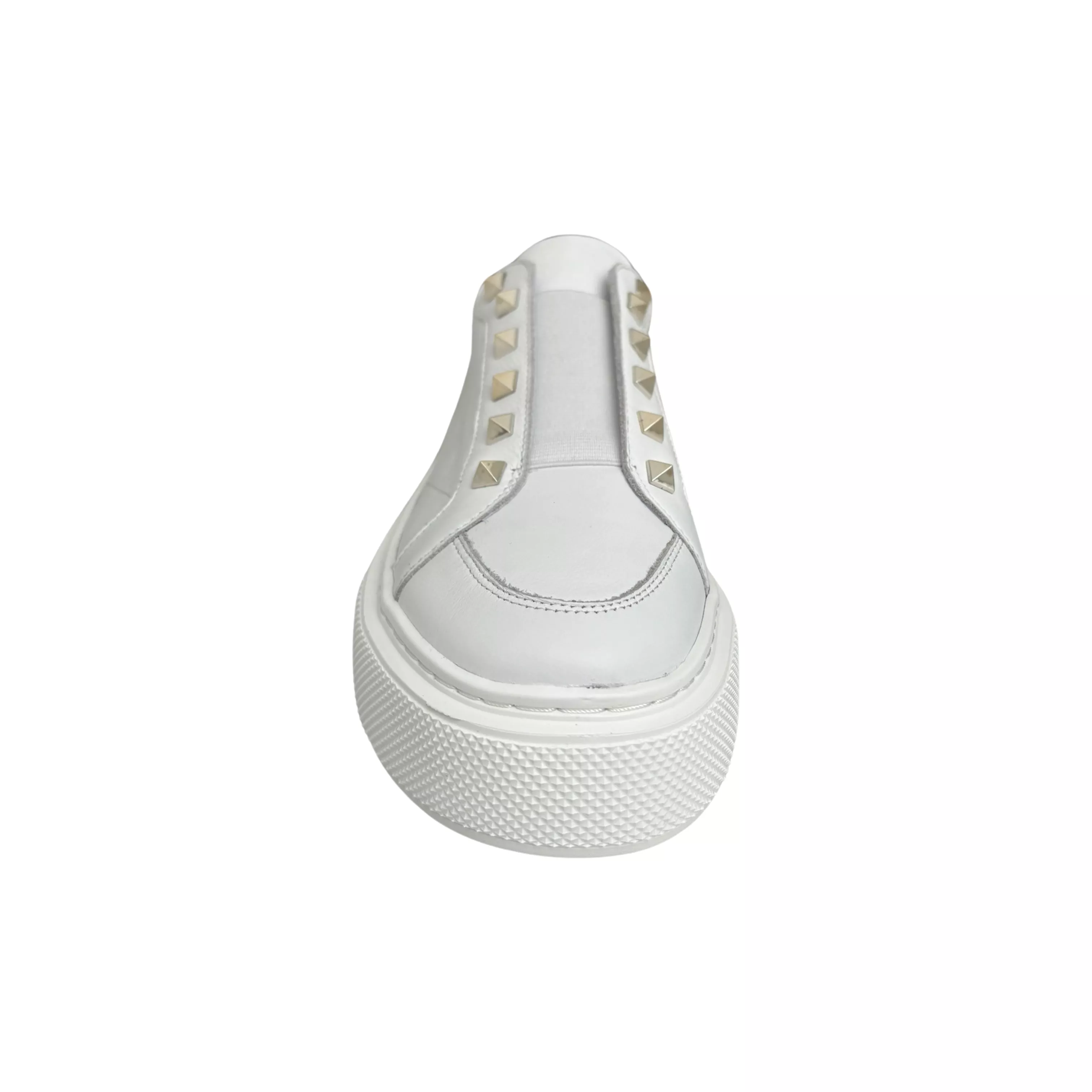 Vino White/Metallic Stud Sneaker