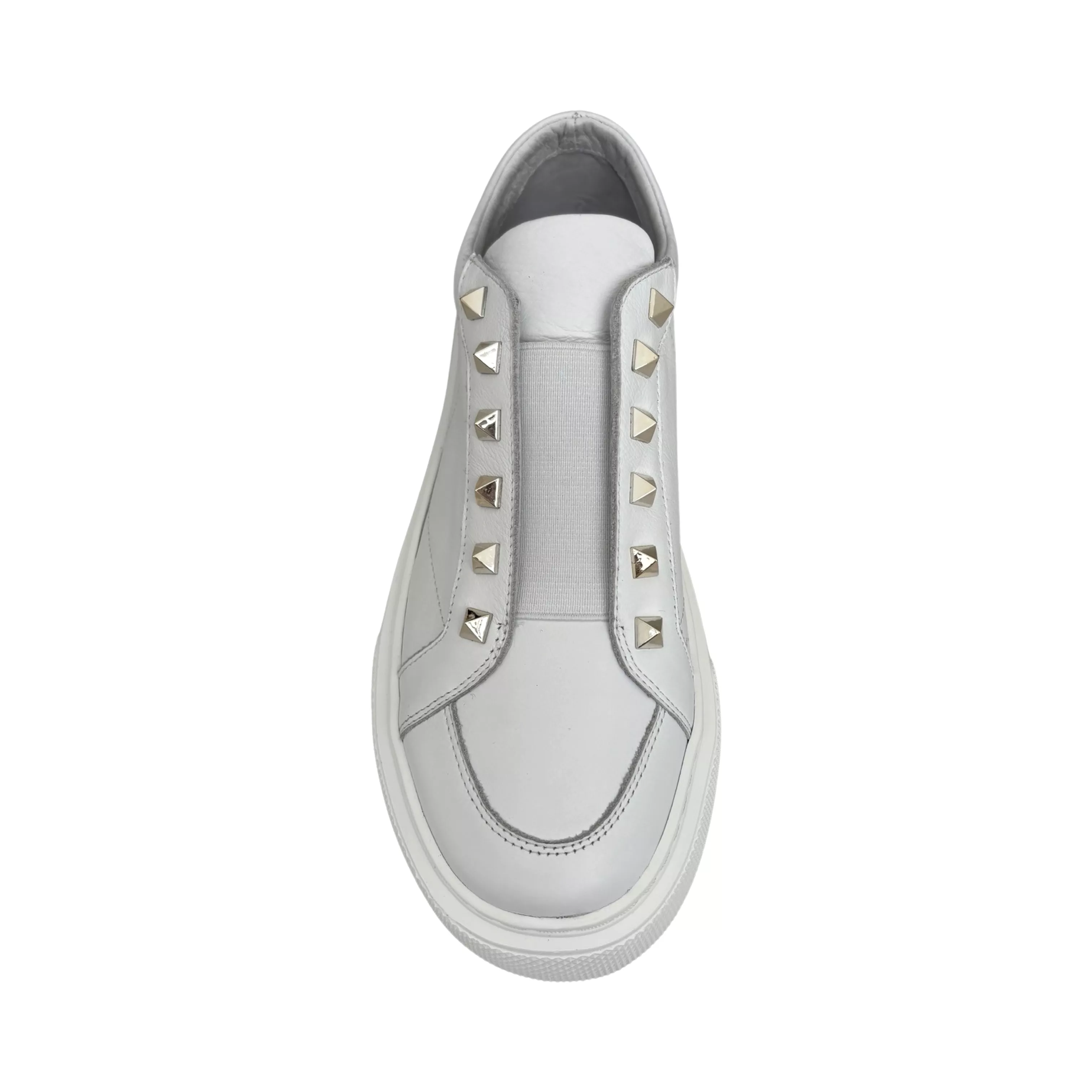 Vino White/Metallic Stud Sneaker