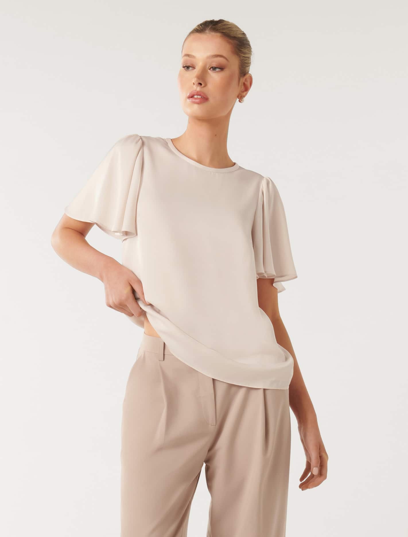 Wanda Woven Flutter T-Shirt