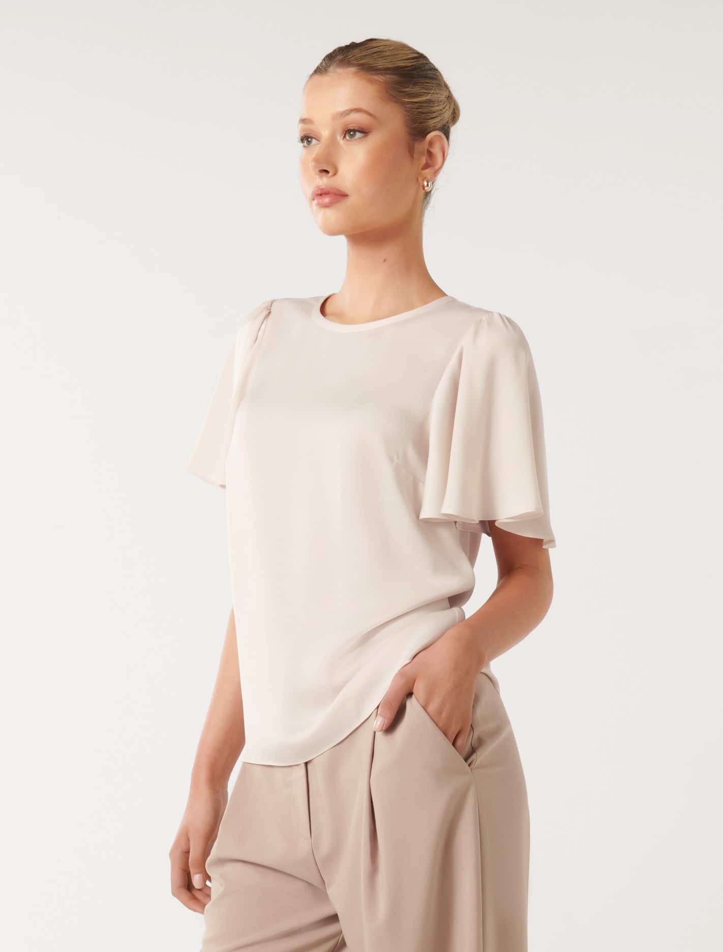 Wanda Woven Flutter T-Shirt