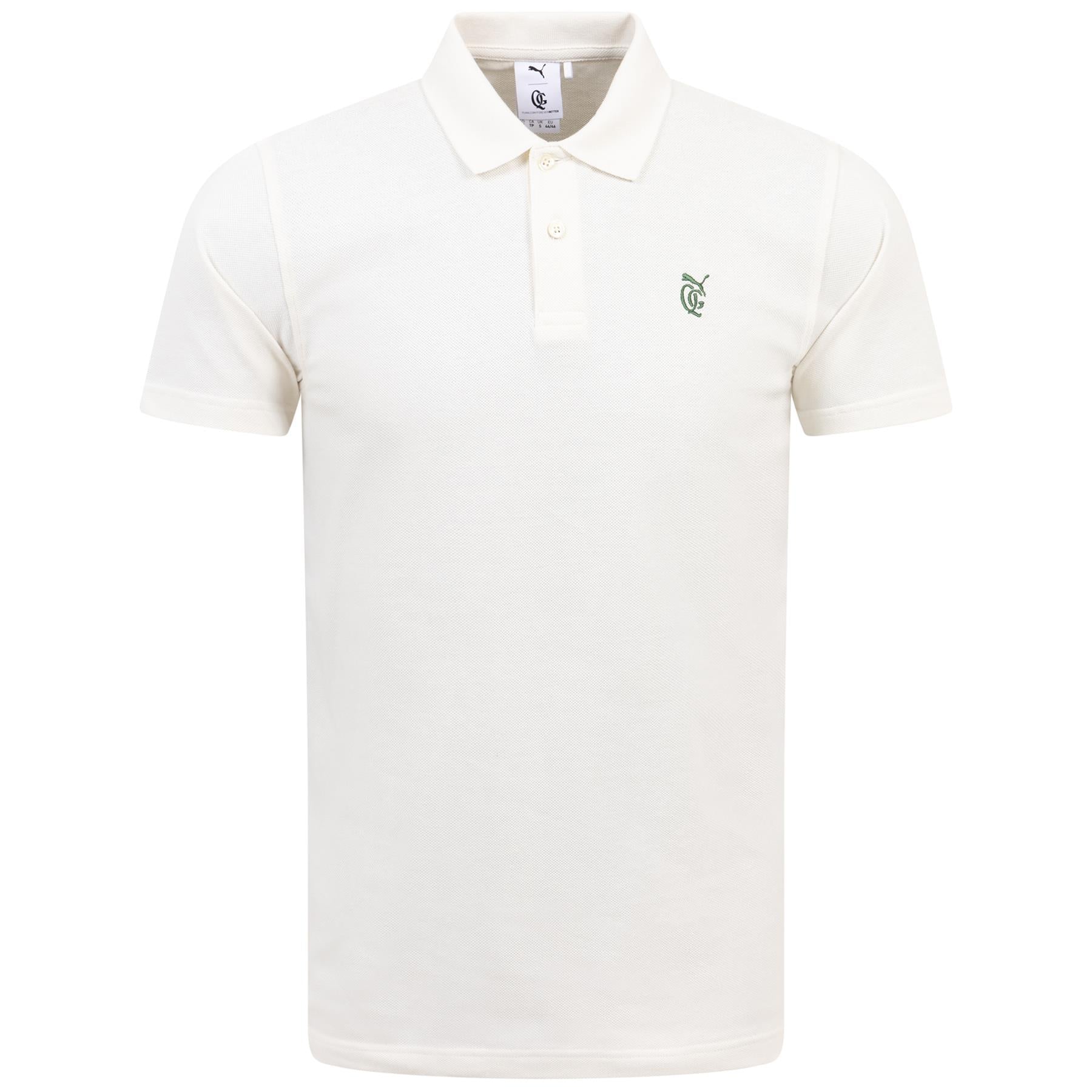 x QGC Post Round Polo Warm White - SS24