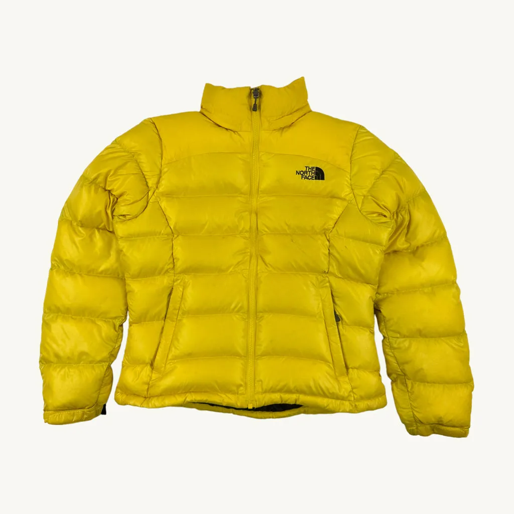 Yellow y2ks The North Face 700 Series Puffer Jacket Coat (M)