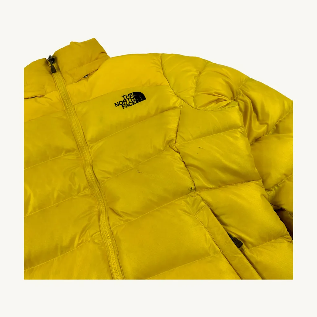 Yellow y2ks The North Face 700 Series Puffer Jacket Coat (M)