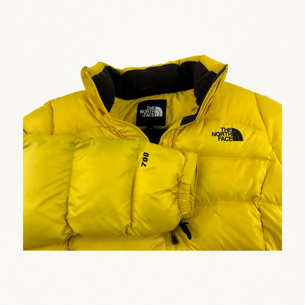 Yellow y2ks The North Face 700 Series Puffer Jacket Coat (M)