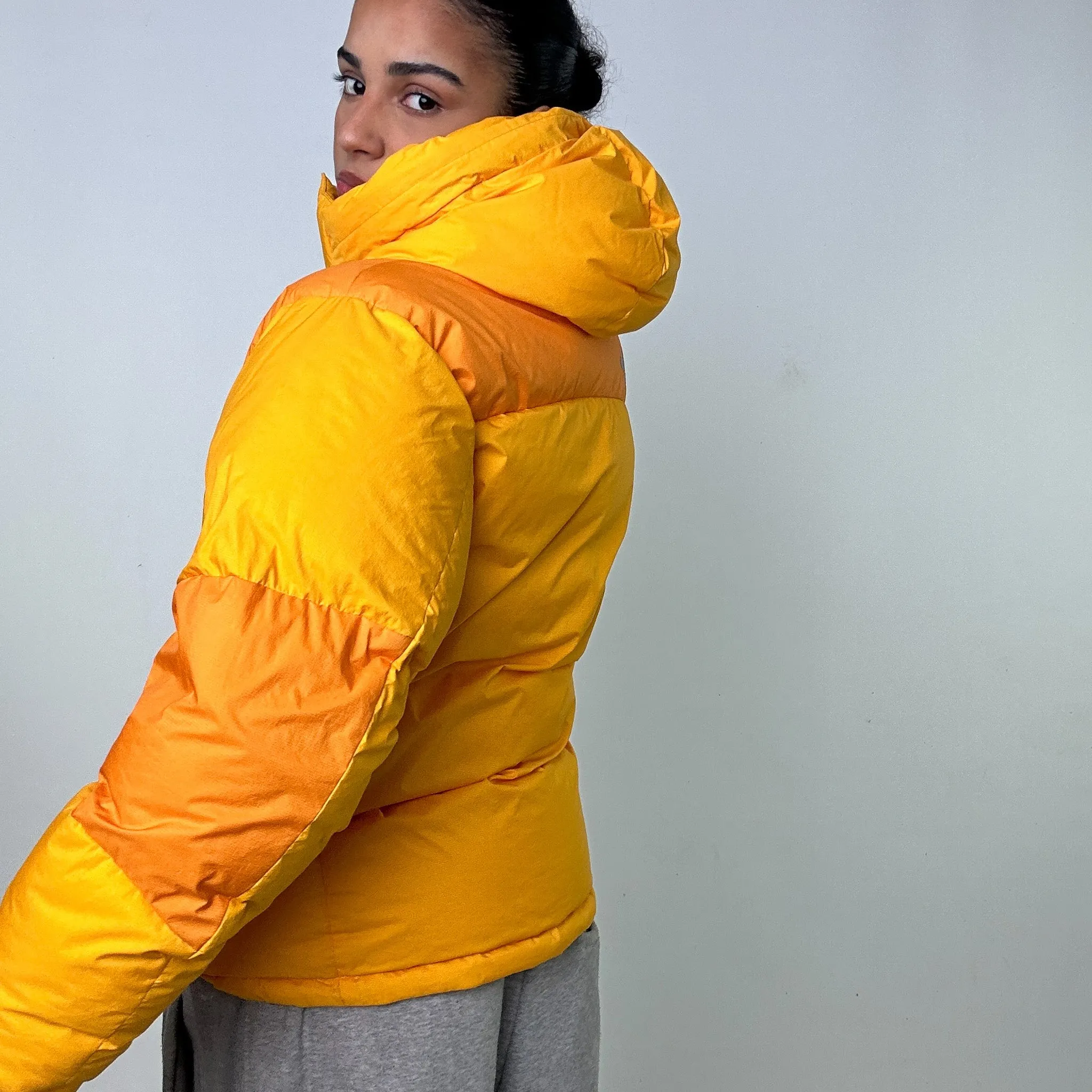 Yellow y2ks The North Face 800 Series Hyvent Puffer Jacket Coat (S)