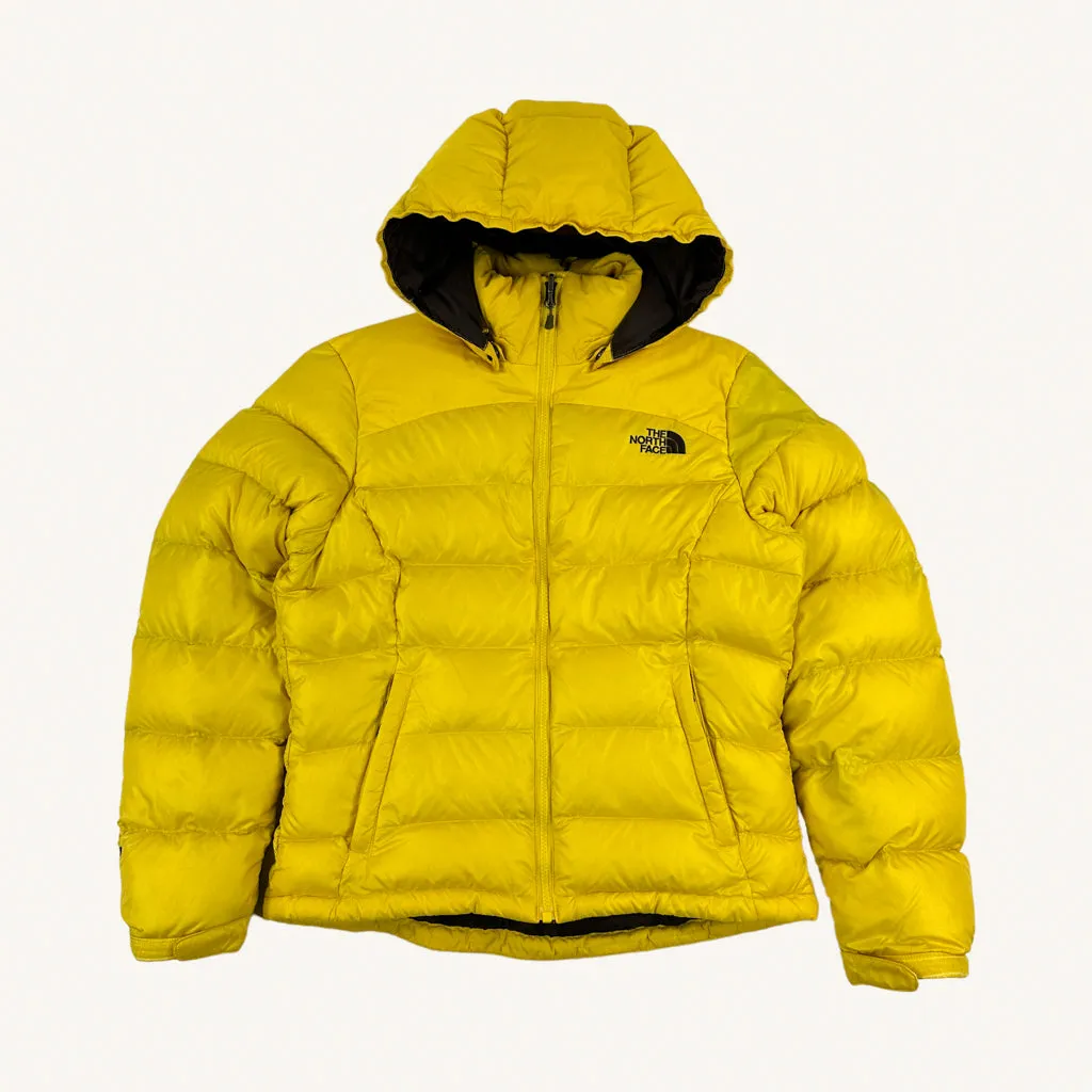 Yellow y2ks The North Face Puffer 700 Series Jacket Coat (M)